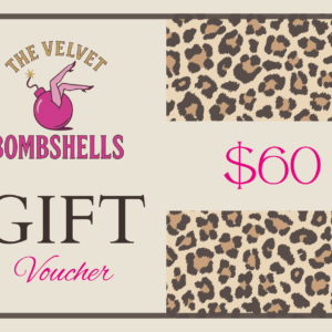 Velvet Bombshells $60 Gift Voucher - 4-Class Package
